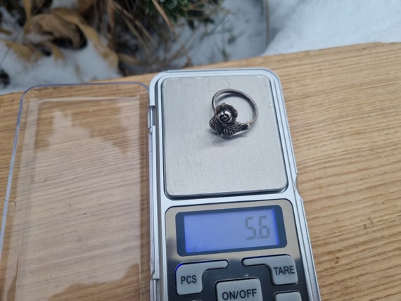 Russian soviet USSR silver ring 875 - image 3