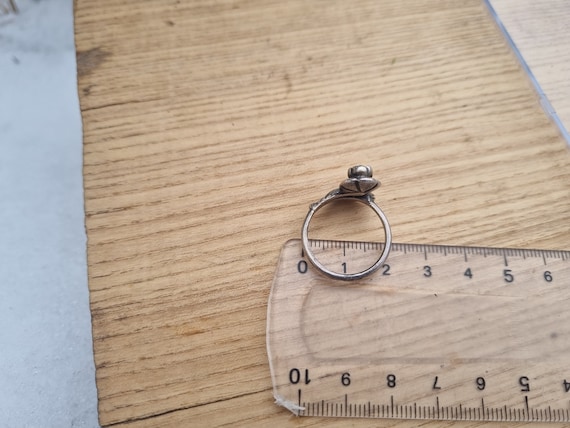 Russian soviet USSR silver ring 875 - image 10