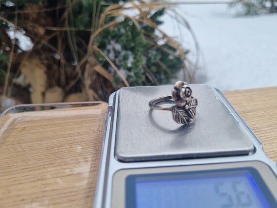 Russian soviet USSR silver ring 875 - image 6