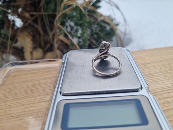 Russian soviet USSR silver ring 875 - image 5