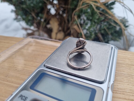 Russian soviet USSR silver ring 875 - image 9