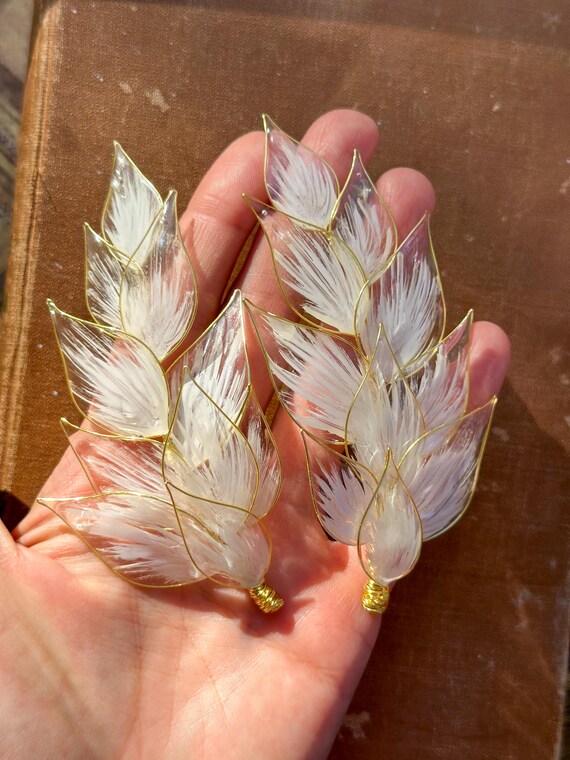 Selling custom made Headpiece & Earrings Set CUSTOM HEADPIECE – SuReina Bridal main image 3