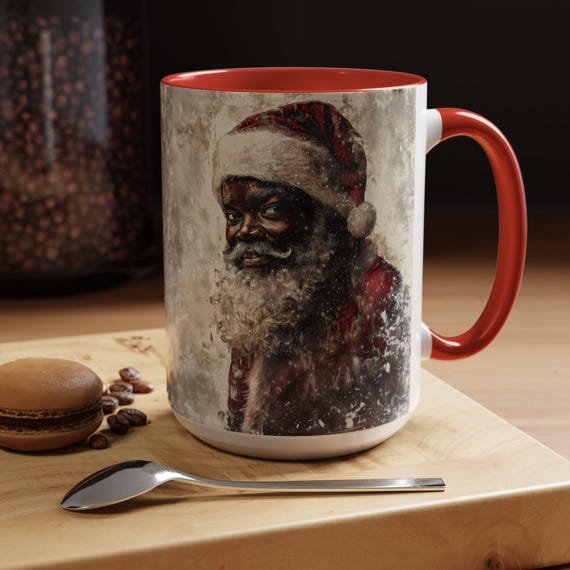 Black Santa Claus Mug, Cozy Christmas Coffee Cup With African American Santa,  Holiday Gift for Coffee & Tea Lovers, Festive Home Dcor - Etsy