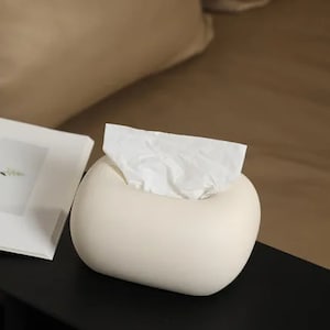 Ceramic round Corner Tissue Box image 6