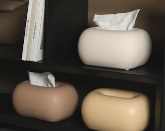 Ceramic round Corner Tissue Box