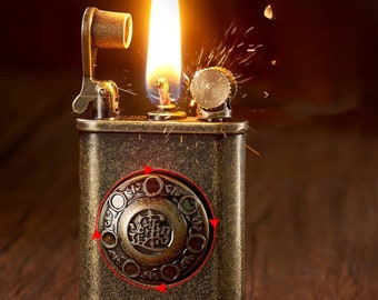 Gyro oil lamp 置物　レア　真鍮　ミッドセンチュリー　ヴィンテージ ミッドセンチュリー レトロ KIENZLE 真鍮製の置き時計