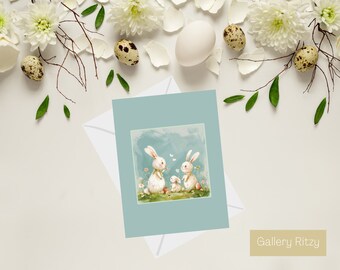 Easter Instant Download Card Printable Unique Design Affordable card Instant Print Easter Day Gift Card