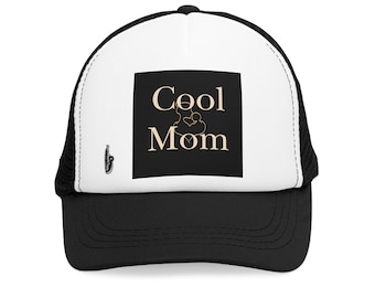 Mesh Cap - Mothers Day - Mother's Day Cap "Cool Mom" Hat Cap by SternMusikArt