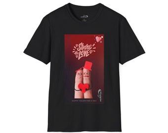 T-Shirt Designe Valentins Day - Unisex Softstyle T-Shirt - Designed by SternMusikTools