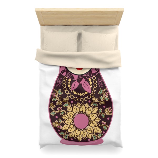 Matryoshka Couvre-lit, Couvre-lit, Tendance slave, Housse de couette en microfibre tendance