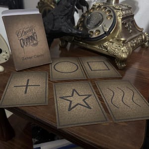 Truth or Demons Zener Cards