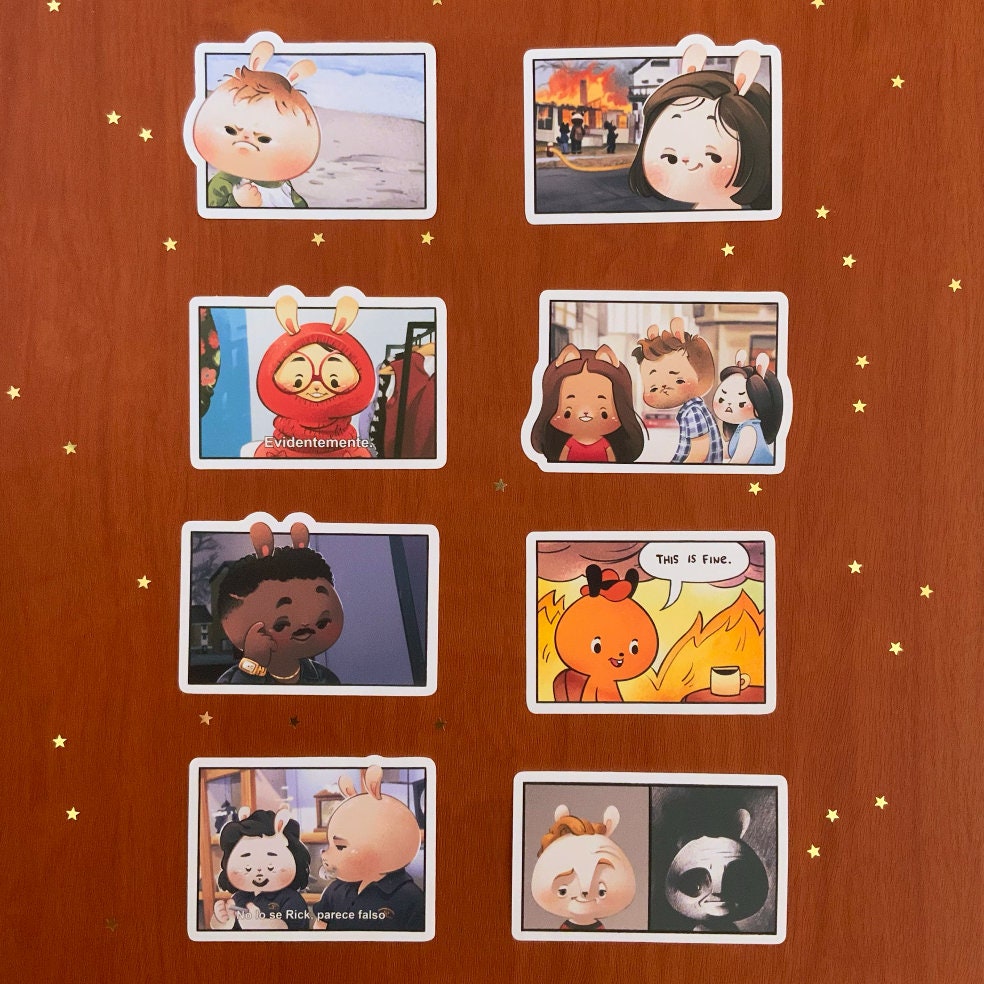 MEME Vinyl Sticker Set | MEMES Mystery Sticker Pack| Funny Stickers ...