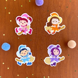 DOREMI Vinyl sticker set | Doremi sticker pack | Magical girl anime stickers | Doremi Hazuki Aiko Onpu | Witch manga | Childhood series