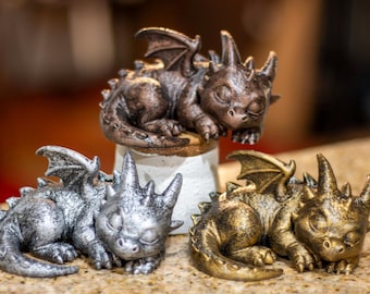 Dekoracja półki w kształcie śpiącego smoka, figurka fantasy do książki, kącik do czytania, prezent