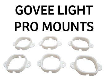 Govee Permanent Outdoor Lights Pro Mounting Clips for Soffits Eaves and Fascia with Alignment Tool