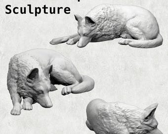 Lifelike German Shepherd Figurine - 3D Printed Dog Sculpture for Home Decor, Memorial Keepsake, and Gift for Dog Enthusiasts