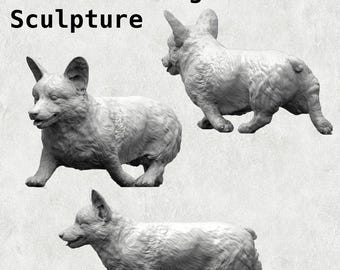 カップルとコーギー。オリジナルの木彫り 2.5d - Etsy 日本