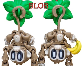 Hanging Monkey Articulated Fidget | Magnetic Fridge Decor