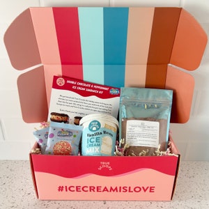 DIY Ice Cream Sandwich Making Kit | Kids Gift | Valentine's Gift for Couples | Date Night | Birthday Gift | Mother's Day Gift | Anniversary