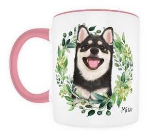 Custom Pet Portrait Mug, Dog Memorial Gift