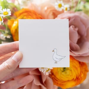 Goose Sticky Notes Cute Sticky Notes Cute Post It Notes Office Supplies Note Pad Organization Gifts Teacher Appreciation To Do List Memo Pad