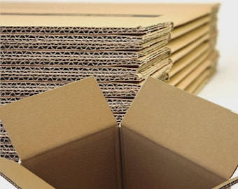 10 Heavy Duty Double Walled Wreath Cardboard Box 41 x 41 x 11cm Exceptionally Strong Carton