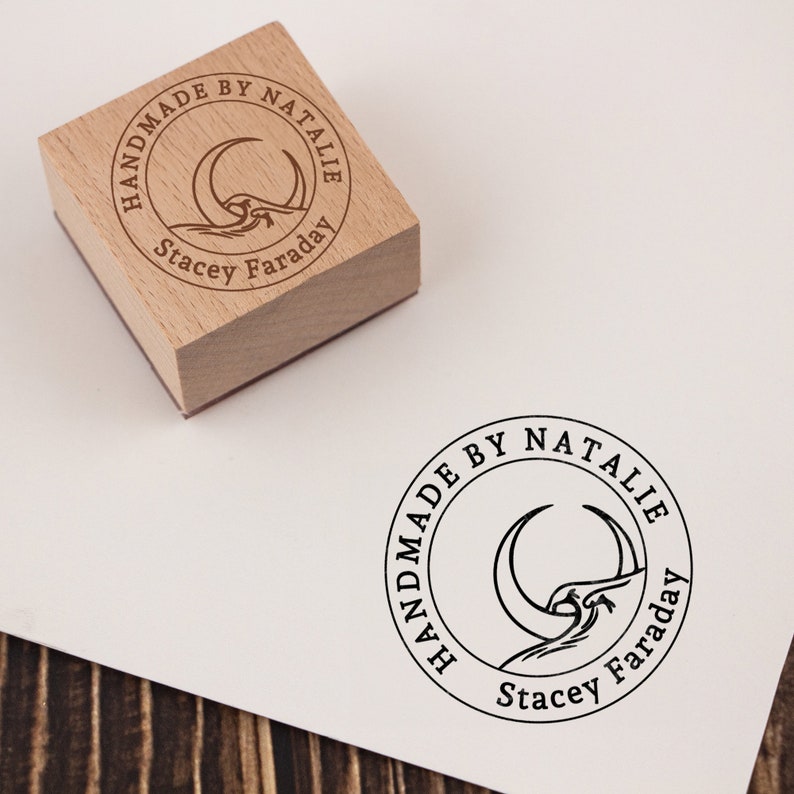 Wedding Rubber Stamps, Company Stamps, Any Logo Can Be Customized, Logo Stamps, Personalized Custom Stamps, Stamp Design, Laser Engraved imagen 4