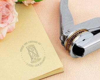 Grabador de libros personalizado, Diseño de logotipo personalizado, Grabador de biblioteca, El libro pertenece a, Regalo para amantes de los libros, Ex libris de