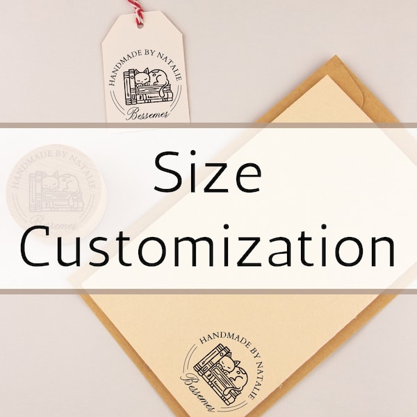 Customized with extra size stamps, Custom Wooden Stamps, Custom Acrylic Stamps, Large size customization