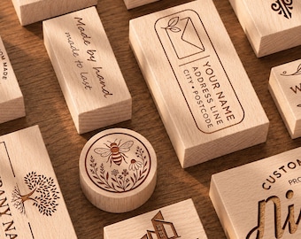 Custom Logo Stamp,  Personalized Business Stamp, Packaging Label Stamp, Book Stamp , Wedding Invitation Stamp