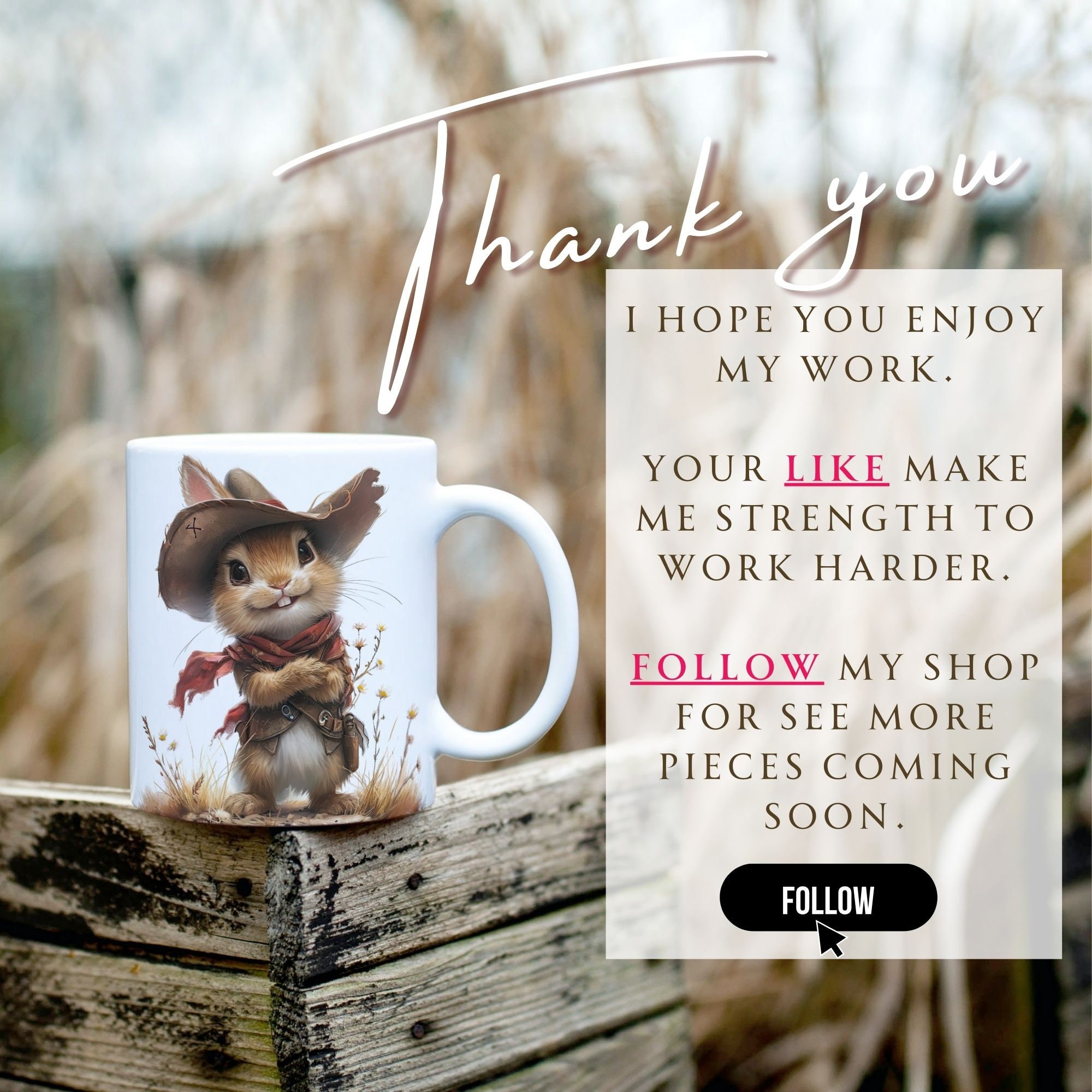 Watercolor Cowboy Bunny Clipart: Western Rabbit PNG (digital Download ...