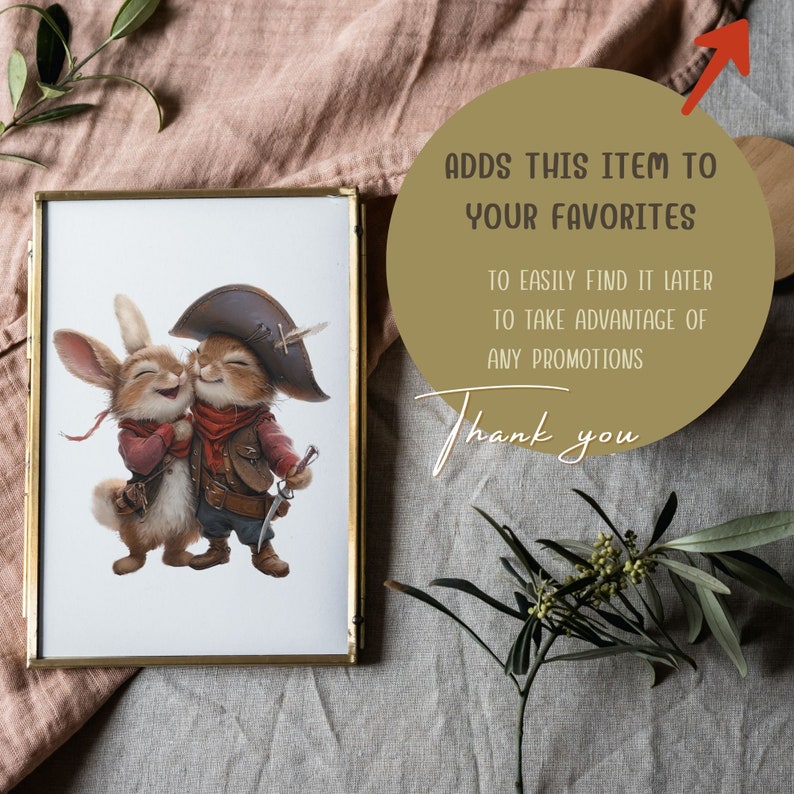 Watercolor Cowboy Bunny Clipart: Western Rabbit PNG (digital Download ...