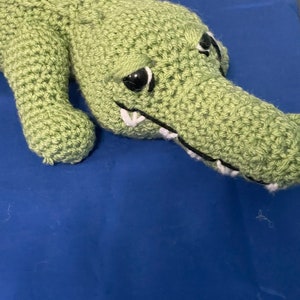 Crochet crocodile