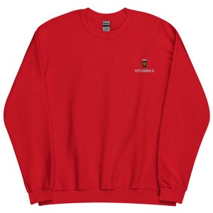 Vitamin G Guinness Beer Embroidered Sweatshirt