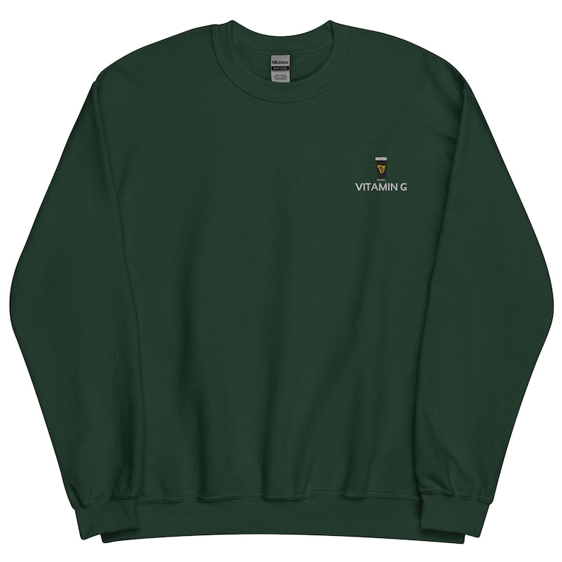 Vitamin G Guinness Beer Embroidered Sweatshirt