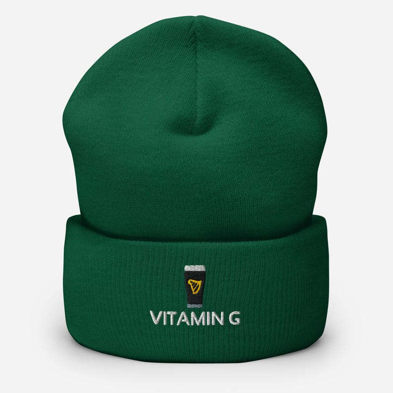 Vitamin G Guinness Embroidered Beanie