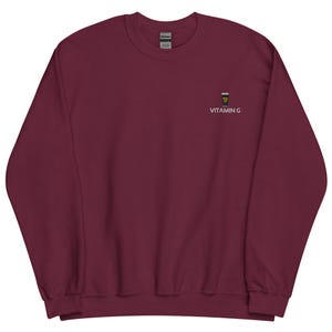 Vitamin G Guinness Beer Embroidered Sweatshirt