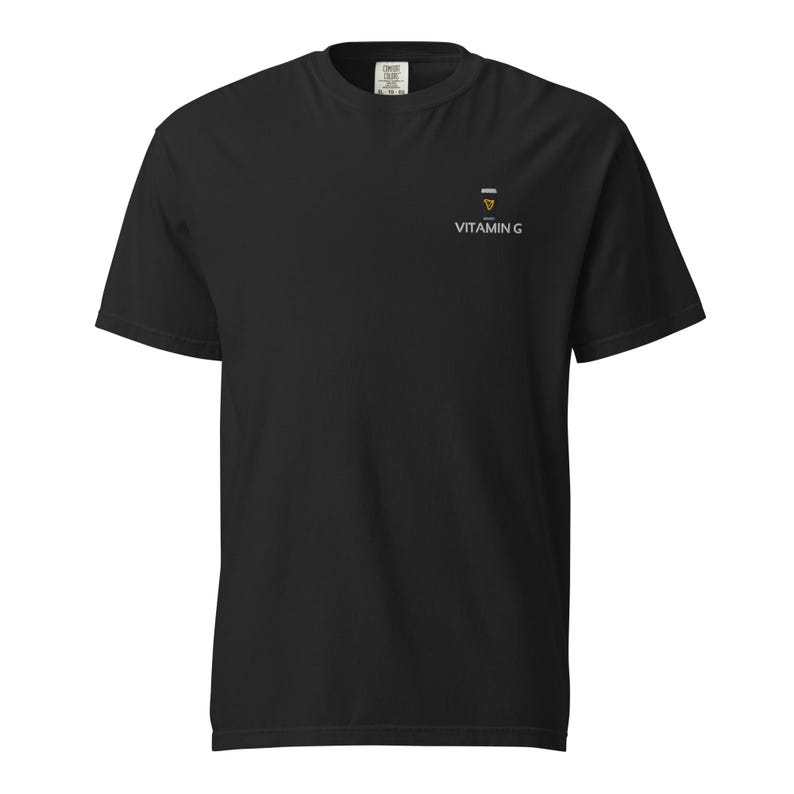 Vitamin G Guinness Beer Embroidered T-Shirt