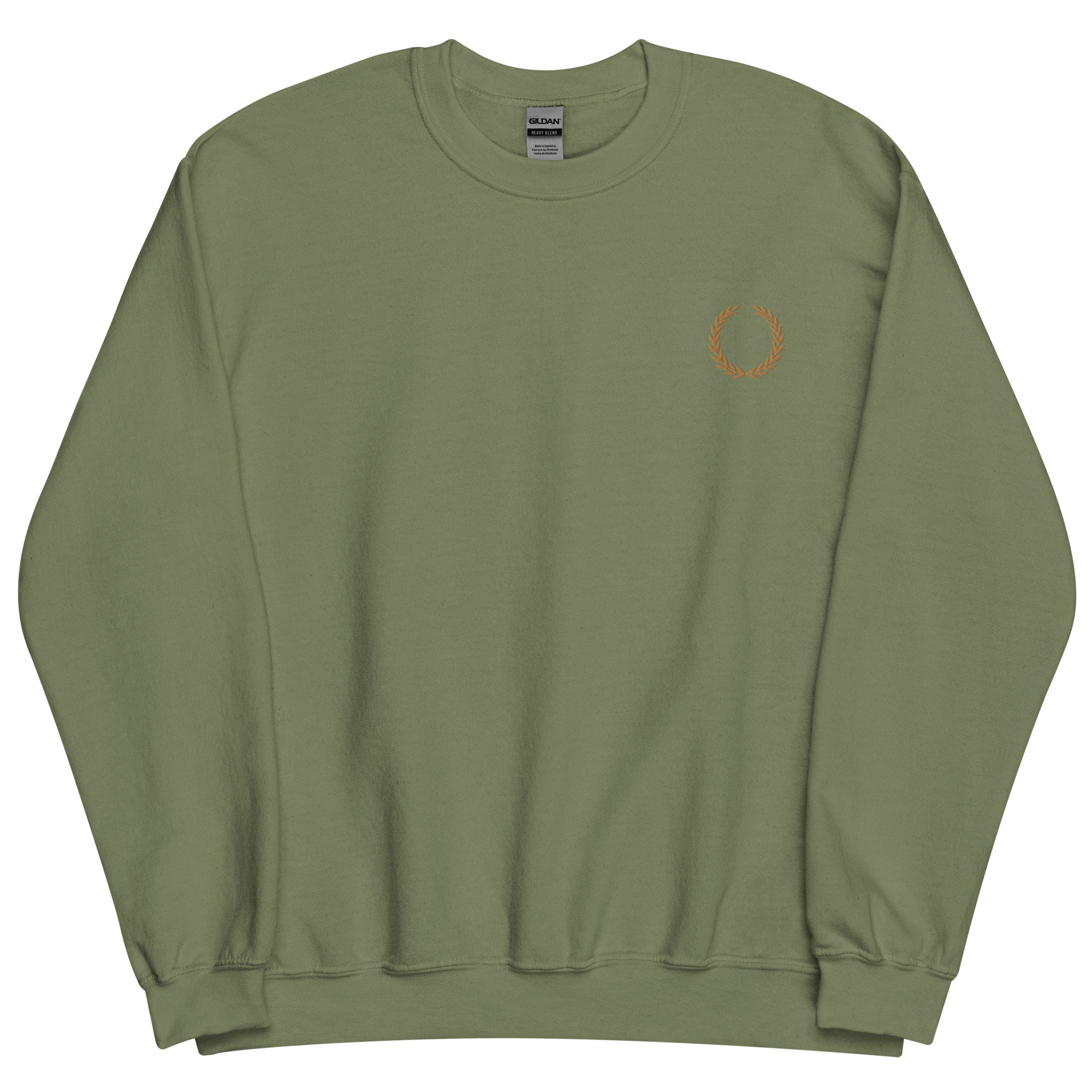 【Paragraph】22SS★ Laurel Embroidery Sweatshirt (No.4) Laurel Sweatshirt Embroidered Laurel Wreath Sweatshirt Gift