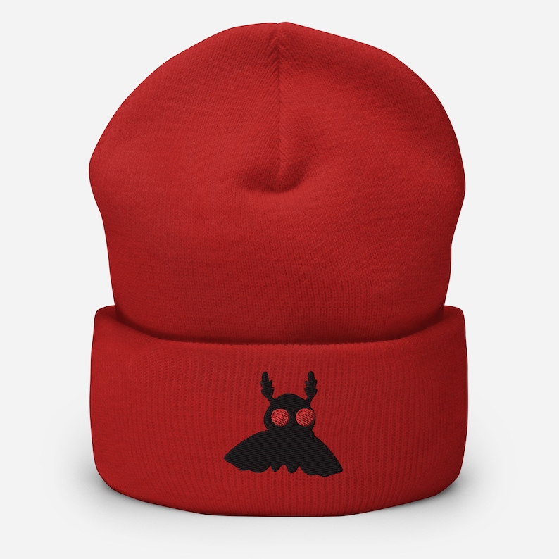 Mothman Cuffed Beanie