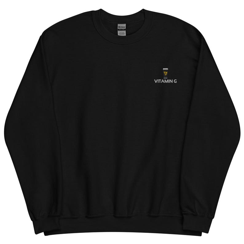 Vitamin G Guinness Beer Embroidered Sweatshirt