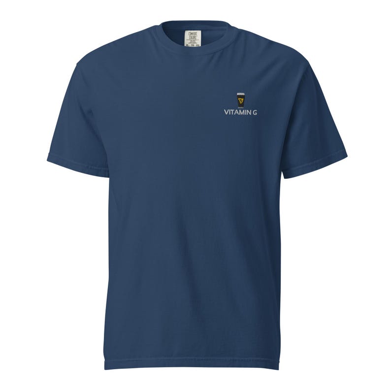 Vitamin G Guinness Beer Embroidered T-Shirt