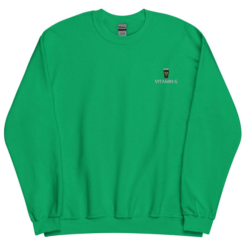 Vitamin G Guinness Beer Embroidered Sweatshirt