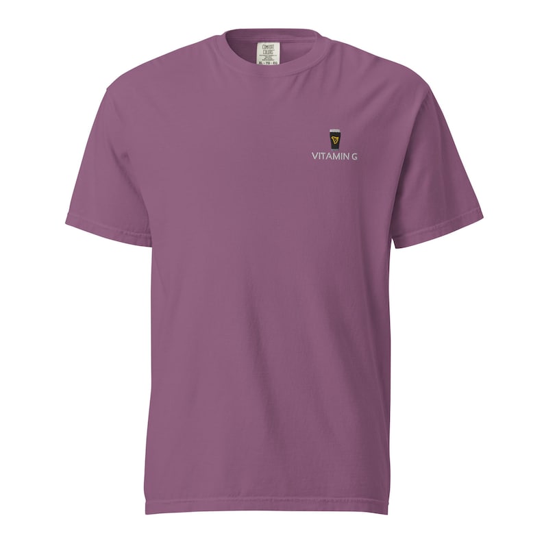 Vitamin G Guinness Beer Embroidered T-Shirt