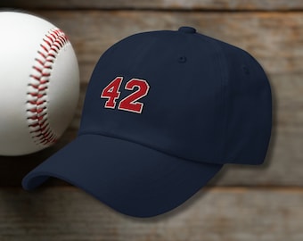 Customized Baseball Number Hat Embroidered Baseball Hat Personalized Team Jersey Number Cap Baseball Dad Gift Baseball Mom