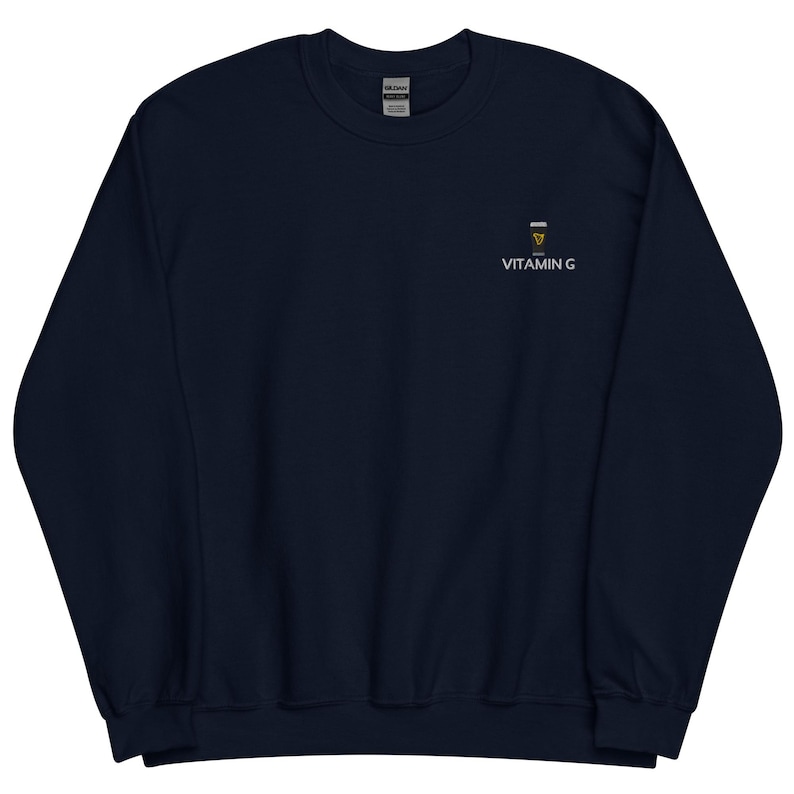 Vitamin G Guinness Beer Embroidered Sweatshirt