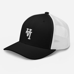 LA Upside Down Trucker Hat Embroidered LA Trucker Hat Upside Down Los Angeles Hat Gift For LA Lover Embroidered Trucker Hat Color