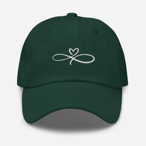 Infinity Love Hat | Distressed Baseball Cap OR Ponytail Hat