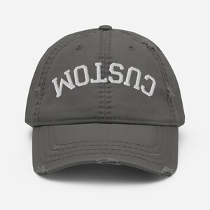 Skeleton Hand Rock Hat Embroidered Skeleton Hand Distressed  display picture 1