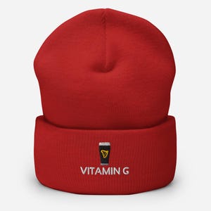 Vitamin G Guinness Embroidered Beanie